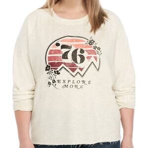 True Craft NWT '76 explore‎ more graphic crewneck sweatshirt woman's size 2XL